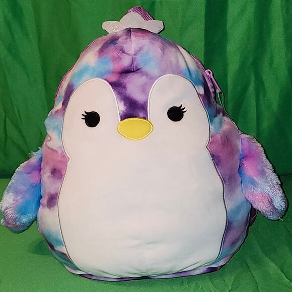 Squishmallows Tomara Penguin Backpack 12” Series 2 - 2021 NWT - Picture 1 of 7